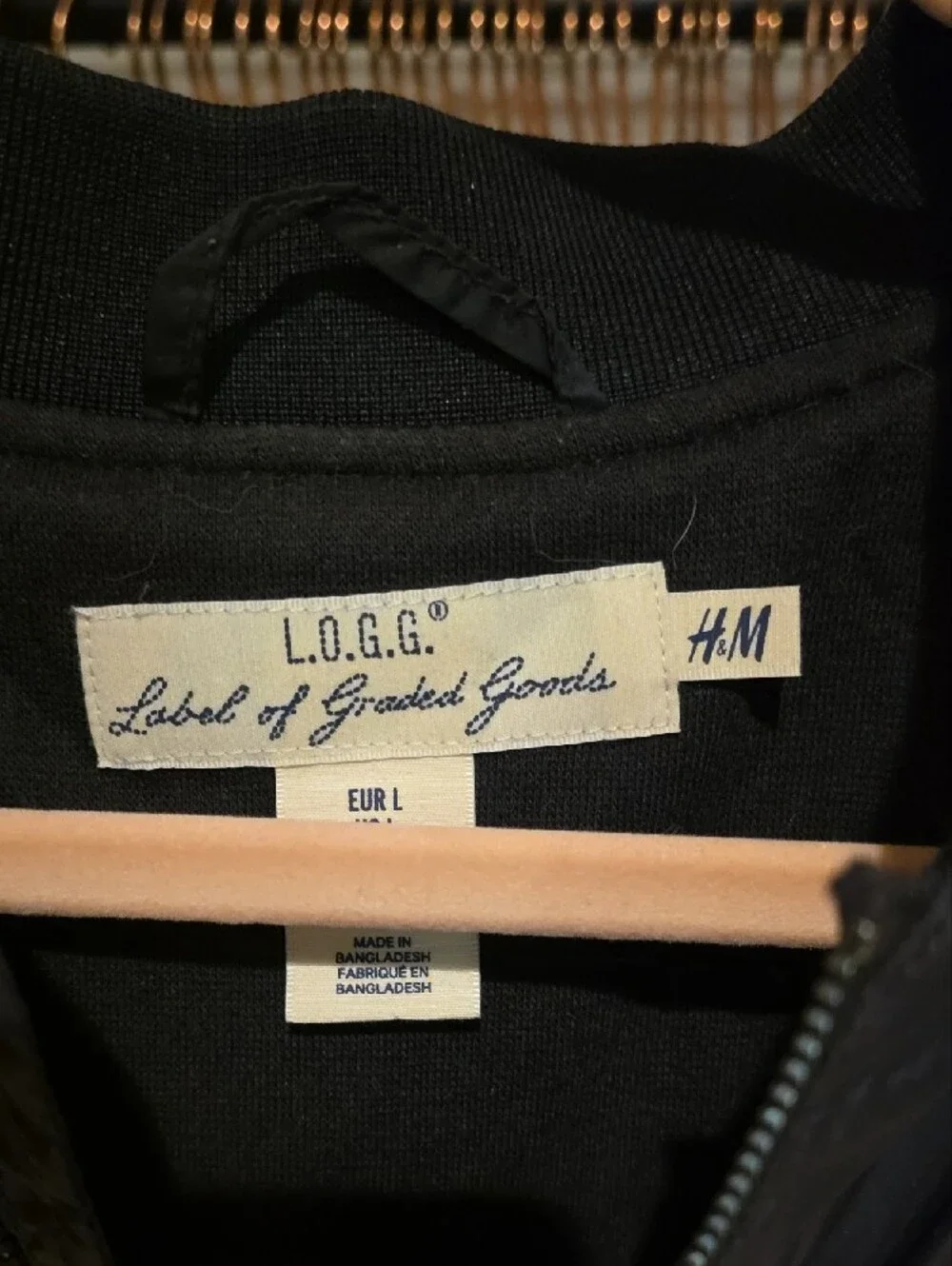 H&M Black Bomber Jacket